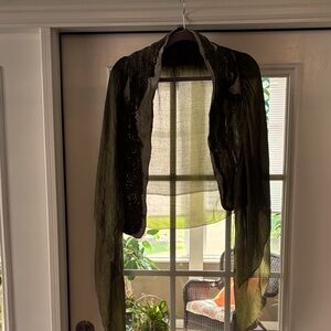 Elegant Olive Green Women's shawl